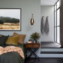 Bedroom featuring Resene Mantle