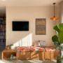 Living area, living area featuring Resene Despacito