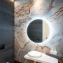 Bathroom featuring Resene Komar Pure Wallpaper Collection