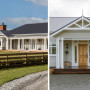 House exteriors featuring Resene Ash and Titania
