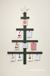 Wooden branch tree holder
