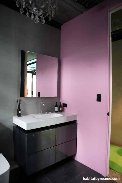 Bathroom, bathroom featuring Resene Ballerina
