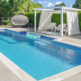 Pool, outdoor pool, outdoor pool featuring Resene Lumbersider Low Sheen