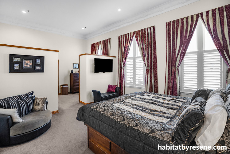 Bedroom, white bedroom, bedroom featuring Resene Pearl Lusta