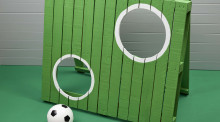 Score big fun with this DIY pallet goal