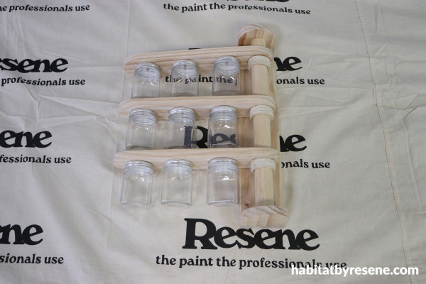 A completed jar storage project