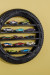 Transform an old tyre into a toy shelf