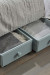 Make under-bed roller drawers from repurposed furniture