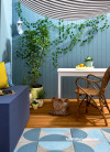 Hampton's inspired outdoor area featuring Resene Woodsman 