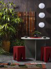 Japanese bar-inspired space featuring Resene Woodsman Charred Black