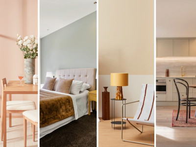 Near-neutrals for a home with subtle colour