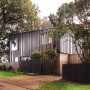 Exterior fence in Resene Black Magic