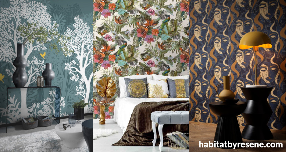 Resene bold wallpapers