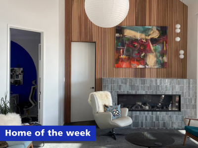 Ultramarine and Smoulder for a modern Scandi farmhouse