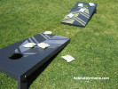 Game, DIY cornhole game, cornhole game featuring Resene Element