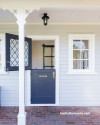 Front door, charcoal front door