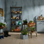 Kitchen, Tuscan-inspired kitchen, kitchen featuring dusty blues