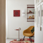 Living space featuring neutral walls