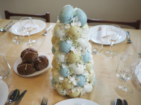 An ‘egg-cellent’ centrepiece: DIY easter egg croquembouche An ‘egg-cellent’ centrepiece: DIY easter egg croquembouche