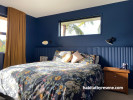 Bedroom, bold blue master bedroom, blue bedroom