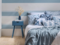 Beginning the new year in calming blue Beginning the new year in calming blue