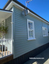 Exterior, neutral exterior, grey-green house exterior