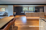 Open-plan kitchen, kitchen featuring wooden floors