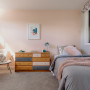 Blush bedroom, Pink and grey bedroom inspo, Soft palette bedroom, Resene