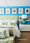 blue feature wall, bedroom feature wall, bedroom inspiration, bedroom decor, blue bedroom ideas