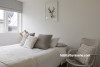 bedroom, white bedroom, neutral bedroom, resene half bianca, cream bedroom, guest bedroom