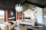 living room, lounge, black living room, black lounge, black and white interior, resene nocturnal