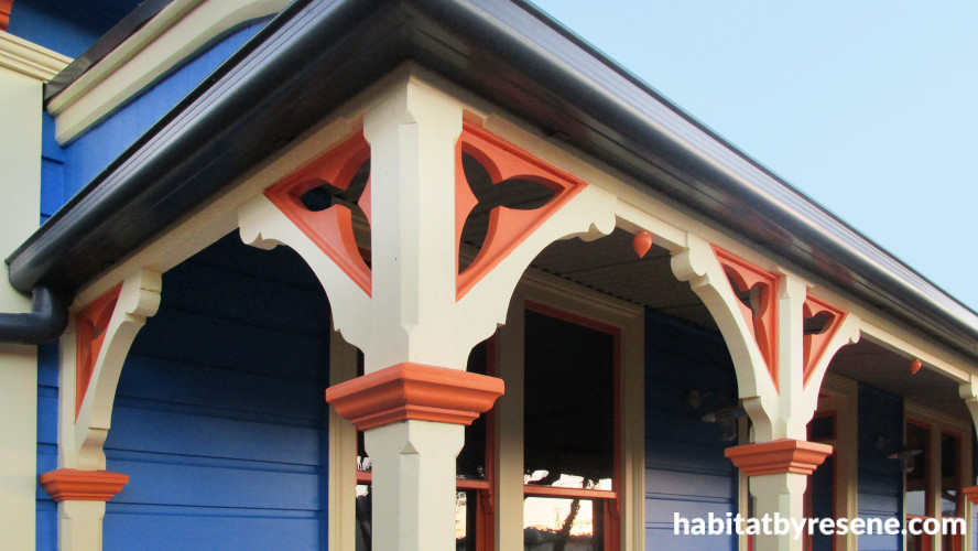 exterior inspiration, villa exterior, blue exterior ideas, exterior design, exterior paints, resene 