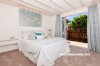 master bedroom, jar lights, white bedroom, metallic paint, feature wall, indoor-outdoor flow 