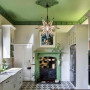 kitchen inspiration, painted ceiling ideas, green ceiling ideas, green kitchen ideas, kitchen ideas