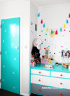 bedroom, kids bedroom, childrens bedroom, girls bedroom, turquoise bedroom, blue bedroom