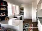 kitchen, white kitchen, modern kitchen, contemporary kitchen, white joinery, resene arctic white